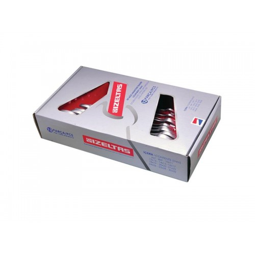 0130 İki Ağız 8'li Anahtar Takımı Uzun Boy