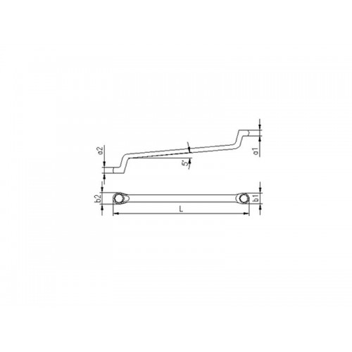 0430 Yıldız İki Ağız Anahtar 6x7 mm