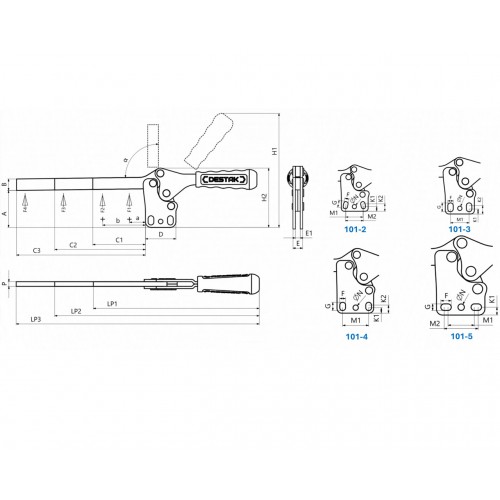 101-5-P2 Yatay Tabanlı Lamalı Yatay Bağlantı Elemanı 23691 101-5-P2 Yatay Tabanlı Lamalı Yatay Bağlantı Elemanı 23691