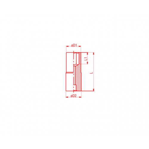 1108 Altıköşe Havalı Derin Lokma Anahtarı 1/2" 15 mm
