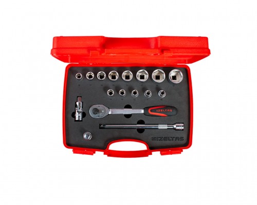 1113 1/2” Altı Köşe Lokma Anahtar Takımı 17 Parça