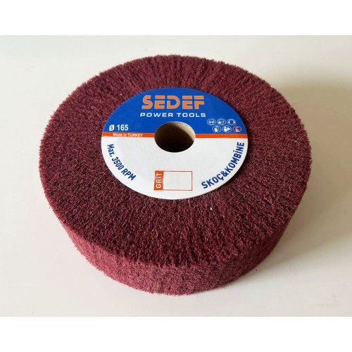 165x50x25 Flanşlı Elyaf Mop Zımpara ORTA SERT AM 165x50x25 Flanşlı Elyaf Mop Zımpara ORTA SERT AM