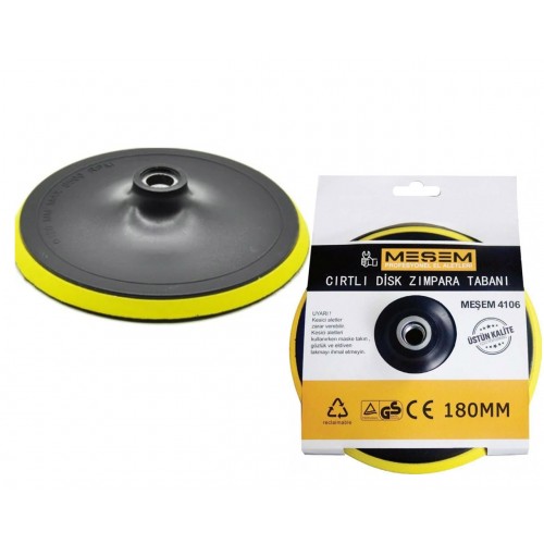 180 mm Cırtlı Zımpara Disk Altlığı MES4106
