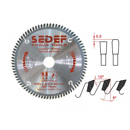200x30-25-20x2.8x2.8 mm diş Trapez Pozitif Diş Testere 200x30-25-20x2.8x2.8 mm diş Trapez Pozitif Diş Testere