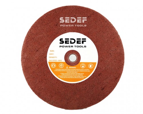 250x30x25 mm Kahverengi Skoç Elyaf Zımpara Taşı 7PC 180 Kum