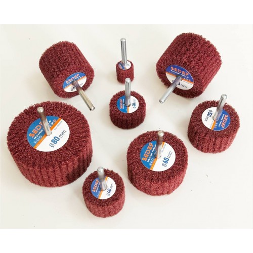 25x25 mm Saplı Elyaf Mop Zımpara