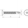 3.5x35 mm Matkap Uçlu Alçıpan Vidası 3.5x35 mm Matkap Uçlu Alçıpan Vidası