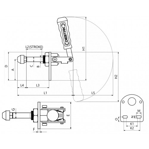 501-3 Yatay Tabanlı İtme Çekme Takımı 23820