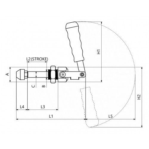 505-5 Tabansız İtme Çekme Bağlantı Elemanı 23832