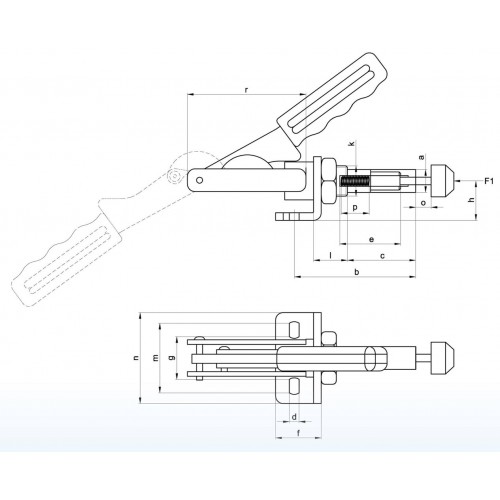 511-3 Yatay Pozisyon Yaylı Klamp