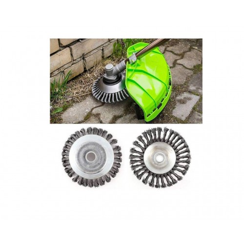 6" 150mm Motorlu Tırpan Kıyı Temizleme Burgulu Tel Fırça MES760