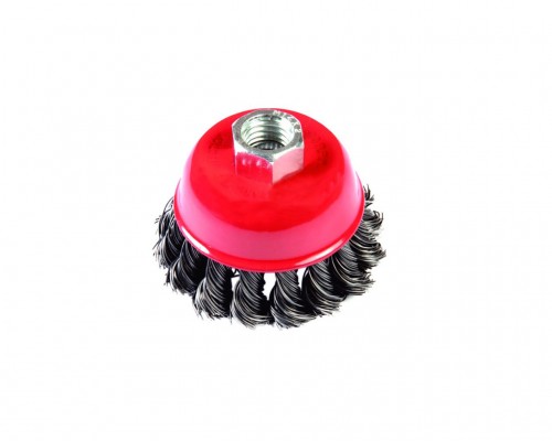 65 mm Burgulu Çanak Tel Fırça GFB5130