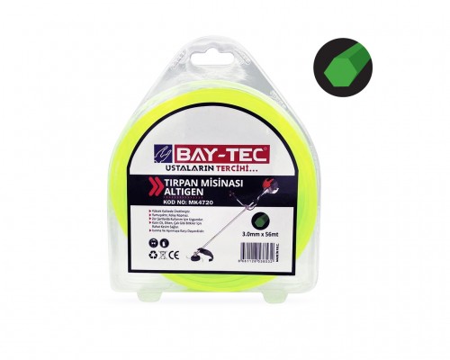 Altıgen Tırpan Misinası 3  mm x 56 mt MK4720