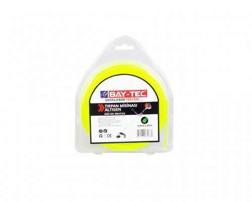 Altıgen Tırpan Misinası 4  mm x 32 mt MK4723