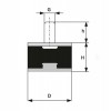 B Tip Lastik Takoz Pullu 75x60 B Tip Lastik Takoz Pullu 75x60