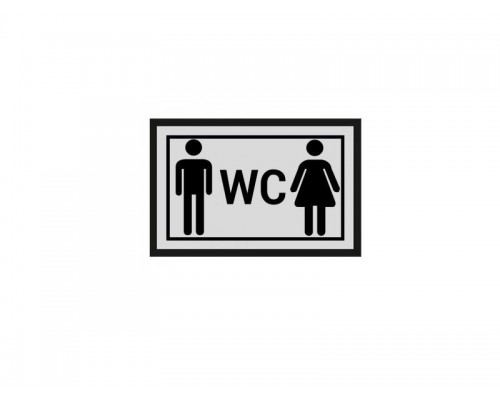 Bay Bayan WC Yönlendirme İşareti Büyük Boy