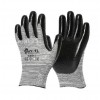 BAY-EL EL005 No:10 Siyah 1/2 Nitril Kaplı Örme Gri Kırçıl Naylon Eldiven