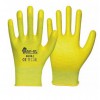 BAY-EL EL006 No:10 Sarı 1/2 Nitril Kaplı Zebra Örme Sarı Extra Naylon Eldiven