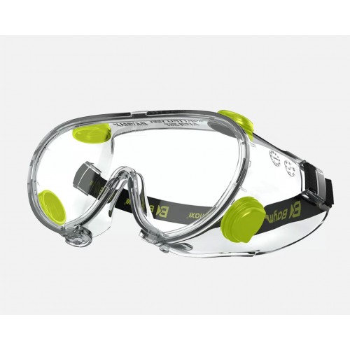 BAYMAX S-1551 QUATTRO Ventilli Çapak Gözlüğü Şeffaf