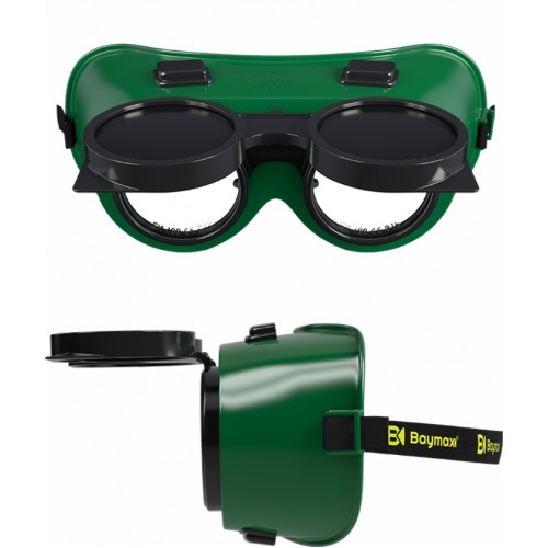 BAYMAX S-502 İNTEGRAL Siyah Kaynakçı Koruyucu Gözlük