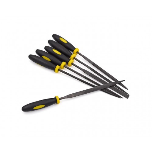 BAYTEC MK1036 Saatçi tip Mini Eğe Seti 6 Parça, 4' (100mm eğe boyu)