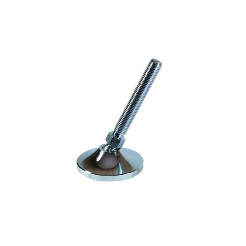 Çelik Tabanlı Cıvatalı Mafsallı Krom Ayak D100 16x60 Çelik Tabanlı Cıvatalı Mafsallı Krom Ayak D100 16x60