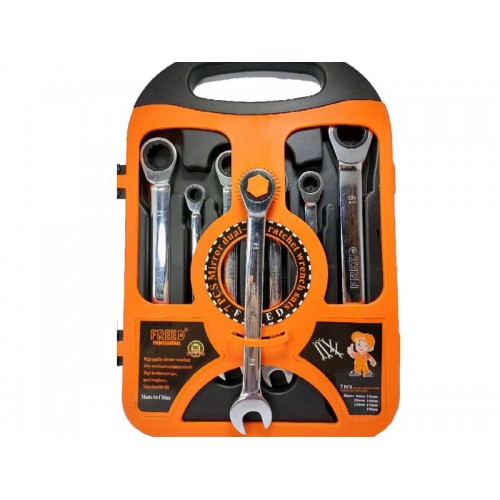 7 Parça Cırcır Kombine Anahtar Seti