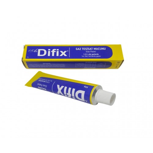 Difix Doğalgaz Tesisat Macunu 50 gr Tüp Difix Doğalgaz Tesisat Macunu 50 gr Tüp