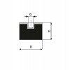 E Tip Lastik Takoz Pullu 100x65 E Tip Lastik Takoz Pullu 100x65