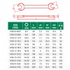 ELTA 0150 İki Ağız Anahtar Kısa Boy 14x15 ELTA 0150 İki Ağız Anahtar Kısa Boy 14x15