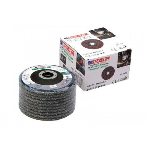 Flap Disk Zımpara Alüminyum Oksit 115 mm 120 Kum MK0220-2