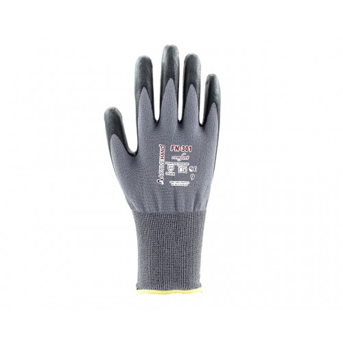 FN 301 COMFORT NO:10 Köpük Nitril Kaplı Polyester Likra Eldiven
