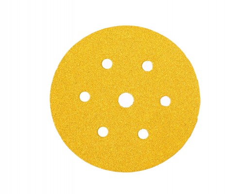 Gold Cırtlı Disk Zımpara 6 Delik 150 mm 220 Kum