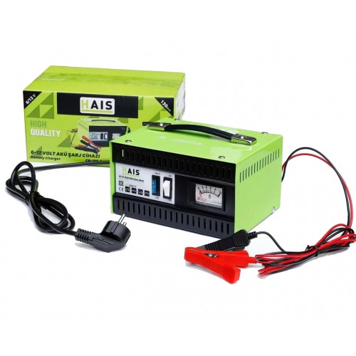 HAİS CB-10E-1 Akü Şarj Cihazı 6-12 VOLT HAİS CB-10E-1 Akü Şarj Cihazı 6-12 VOLT