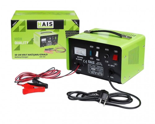 HAİS CB-15S Akü Şarj Cihazı 12-24 VOLT