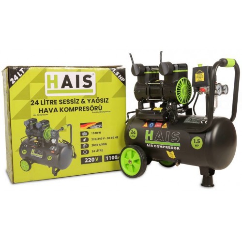 HAİS Hava Kompresörü 24 Litre 1.5HP HAİS Hava Kompresörü 24 Litre 1.5HP