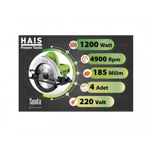 HAİS JL5800 Sunta Kesme Makinası 1200watt HAİS JL5800 Sunta Kesme Makinası 1200watt