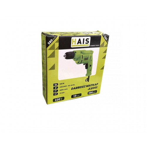 HAİS JL6001 Darbesiz Matkap 10mm 580 Watt HAİS JL6001 Darbesiz Matkap 10mm 580 Watt