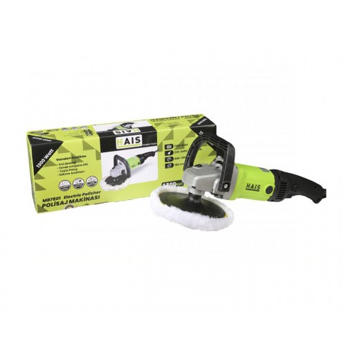 HAİS Polisaj Makinası 180 mm 1300 Watt MB7801 HAİS Polisaj Makinası 180 mm 1300 Watt MB7801