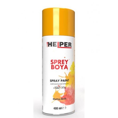 HELPER 1003 PARLAK SARI SPREY BOYA 200ML HELPER 1003 PARLAK SARI SPREY BOYA 200ML