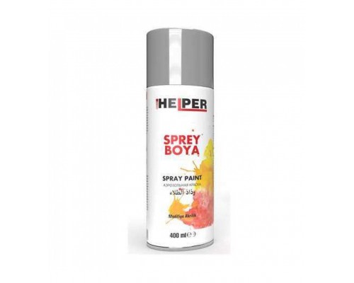 HELPER 9006 METALİK GRİ SPREY BOYA 400 ML