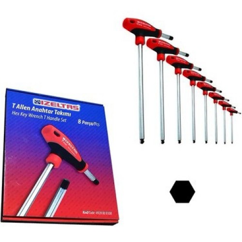 4920  8'Lİ T Tipi Allen Anahtar Takımı