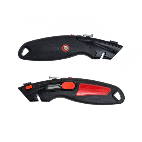 İZELTAŞ PRO Günlikli Otomatik Kilitlemeli Trapez Maket Bıçağı 18mm