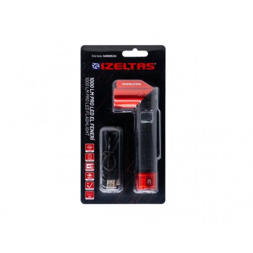 İZELTAŞ PRO LED El Feneri 1000 LM 90 Derece Ayarlanabilir İZELTAŞ PRO LED El Feneri 1000 LM 90 Derece Ayarlanabilir