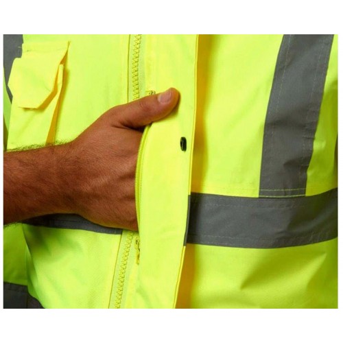 JUNIOR JN1003 Fosforlu Oxford 5+1 İçi Çıkmalı Parka Sarı Lacivert XXXL beden JUNIOR JN1003 Fosforlu Oxford 5+1 İçi Çıkmalı Parka Sarı Lacivert XXXL beden