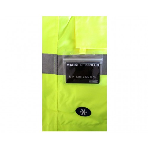 JUNIOR JN1011 Waterproof Fosforlu Oxford Parka Sarı XL beden