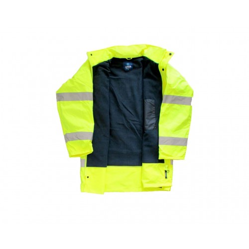JUNIOR JN1011 XXXL Sarı Waterproof Fosforlu Oxford Parka