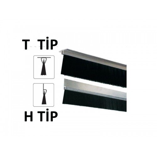 Kapı Altı Fırçası Alüminyum 100 cm T Tip