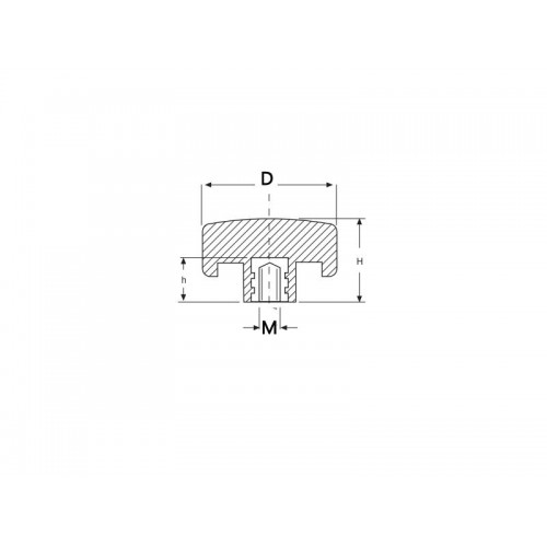 Kelebek Sap Dişi 30x26 mm M6x11