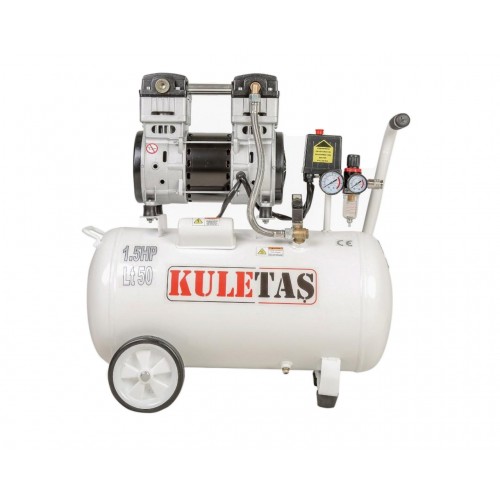 KULETAŞ Sessiz Hava Kompresörü 50 Litre 1.5 HP KULETAŞ Sessiz Hava Kompresörü 50 Litre 1.5 HP